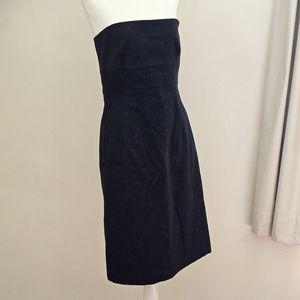 Banana Republic Women's 10 Stretch Strapless Black Dress